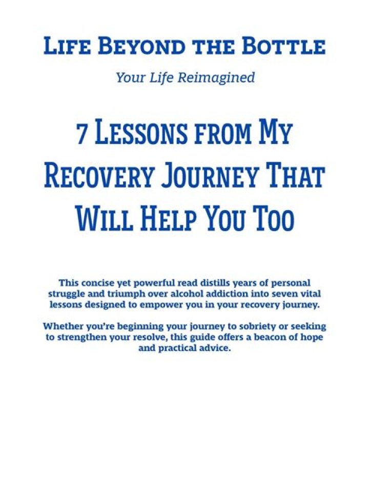 A Journey Of Recovery, Advocacy, And Life Lessons