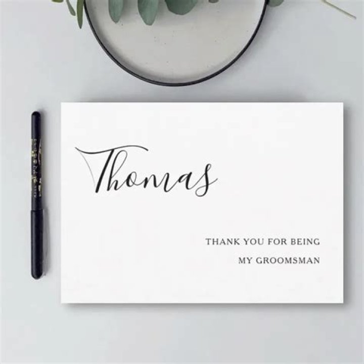 Crafting Unforgettable Thank You Notes To Groomsmen