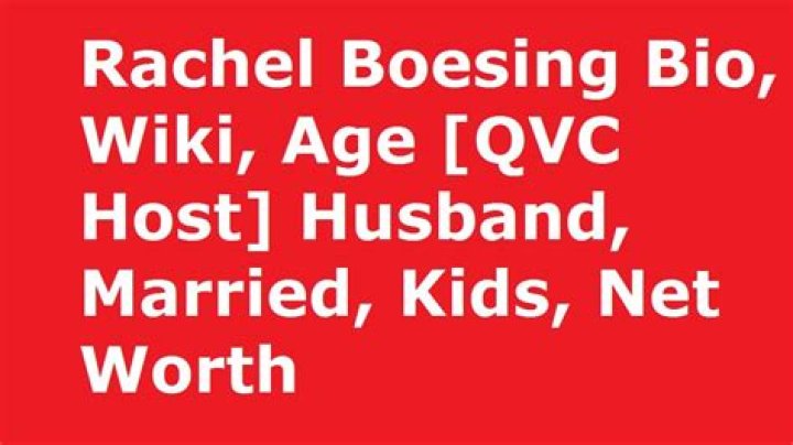 Rachel Boesing Bio Wiki Age