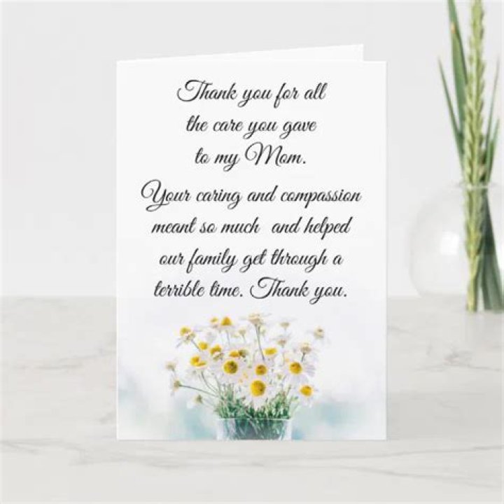 "Thank You For Taking Care Of My Mom" Quotes Unveiled