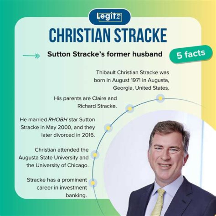 The Enigmatic Husband Of Sutton Stracke: Unraveling Christian Stracke