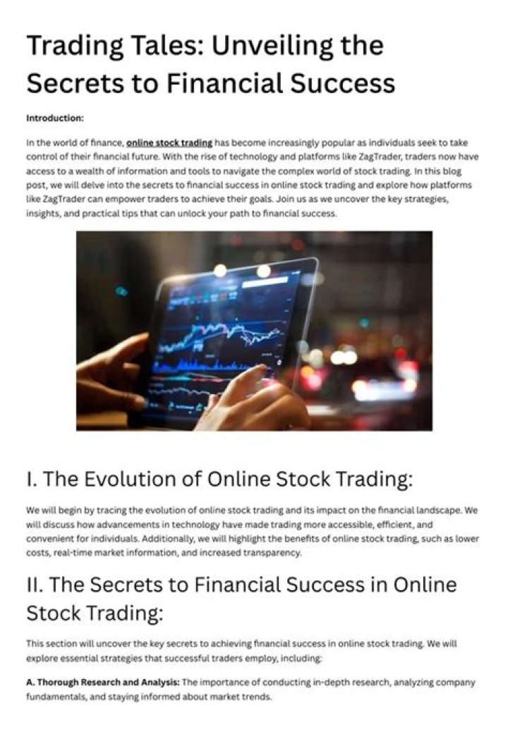Unveiling The Secrets Of Their Financial Success