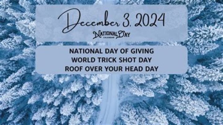 What Is December 3rd National